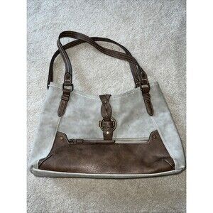Born Concepts Brown Vegan Faux Leather Purse Shoulder Bag
